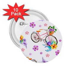 Cycle Ride 2 25  Buttons (10 Pack)  by designsbymallika