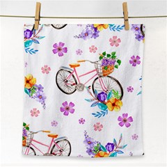 Cycle Ride Face Towel by designsbymallika