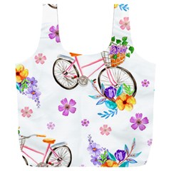 Cycle Ride Full Print Recycle Bag (xxl) by designsbymallika