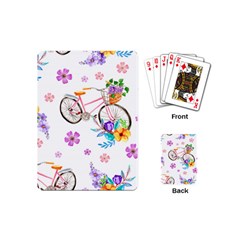 Cycle Ride Playing Cards Single Design (mini) by designsbymallika