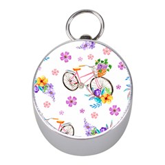 Cycle Ride Mini Silver Compasses by designsbymallika