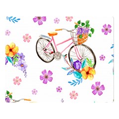 Cycle Ride Double Sided Flano Blanket (large)  by designsbymallika