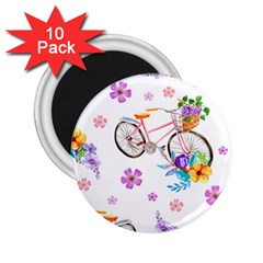 Cycle Ride 2 25  Magnets (10 Pack)  by designsbymallika