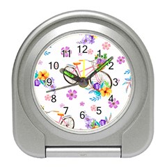 Cycle Ride Travel Alarm Clock by designsbymallika