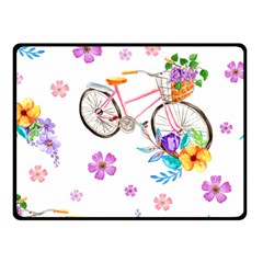 Cycle Ride Fleece Blanket (small) by designsbymallika