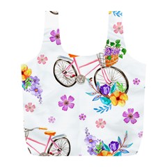 Cycle Ride Full Print Recycle Bag (l) by designsbymallika