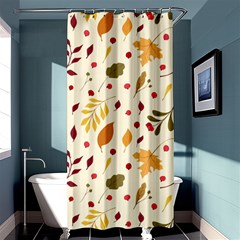 Pretty Leaves Pattern Shower Curtain 36  X 72  (stall)  by designsbymallika