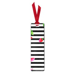 Black And White Stripes Small Book Marks by designsbymallika