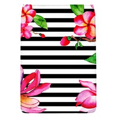 Black And White Stripes Removable Flap Cover (s) by designsbymallika