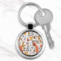 Lady Like Key Chain (round) by designsbymallika