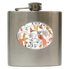 Lady Like Hip Flask (6 Oz) by designsbymallika