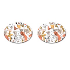 Lady Like Cufflinks (oval) by designsbymallika