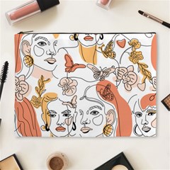 Lady Like Cosmetic Bag (xl) by designsbymallika