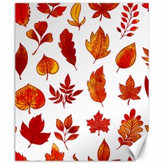 Autumn Pattern Canvas 20  X 24  by designsbymallika