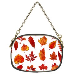 Autumn Pattern Chain Purse (two Sides) by designsbymallika