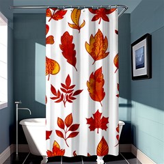 Autumn Pattern Shower Curtain 36  X 72  (stall)  by designsbymallika