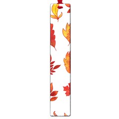 Autumn Pattern Large Book Marks by designsbymallika