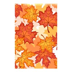 Autumn Leaves Pattern Shower Curtain 48  X 72  (small)  by designsbymallika