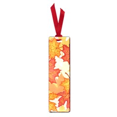 Autumn Leaves Pattern Small Book Marks by designsbymallika