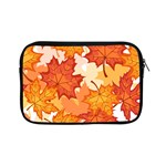 Autumn Leaves Pattern Apple iPad Mini Zipper Cases Front