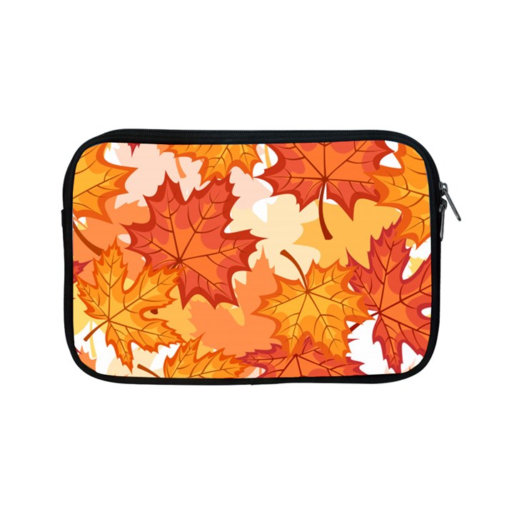 Autumn Leaves Pattern Apple iPad Mini Zipper Cases