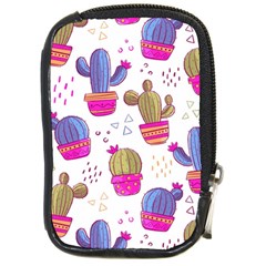 Cactus Love 4 Compact Camera Leather Case by designsbymallika