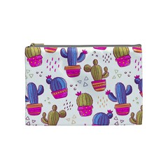 Cactus Love 4 Cosmetic Bag (medium) by designsbymallika