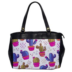 Cactus Love 4 Oversize Office Handbag by designsbymallika