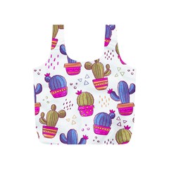 Cactus Love 4 Full Print Recycle Bag (s) by designsbymallika