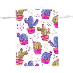 Cactus Love 4  Lightweight Drawstring Pouch (xl) by designsbymallika