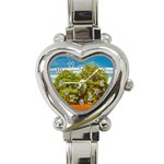 Carob Tree, Talampaya National Park, La Rioja, Argentina Heart Italian Charm Watch Front