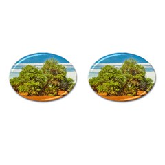 Carob Tree, Talampaya National Park, La Rioja, Argentina Cufflinks (oval) by dflcprintsclothing