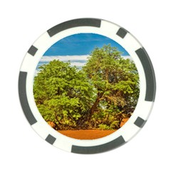 Carob Tree, Talampaya National Park, La Rioja, Argentina Poker Chip Card Guard by dflcprintsclothing