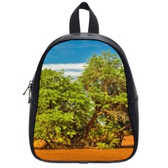 Carob Tree, Talampaya National Park, La Rioja, Argentina School Bag (small) by dflcprintsclothing