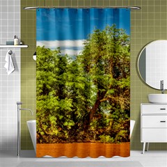 Carob Tree, Talampaya National Park, La Rioja, Argentina Shower Curtain 48  X 72  (small)  by dflcprintsclothing