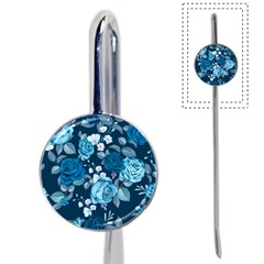 Blue Floral Print  Book Mark by designsbymallika