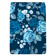 Blue Floral Print  Removable Flap Cover (s) by designsbymallika