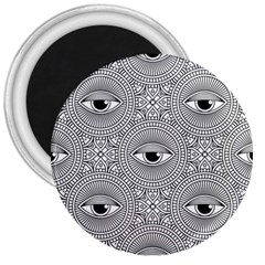 Eye Pattern 3  Magnets by designsbymallika