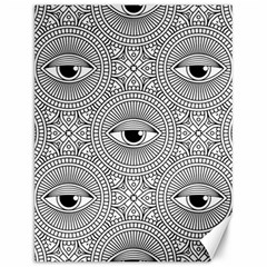 Eye Pattern Canvas 12  X 16  by designsbymallika