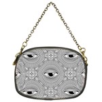 Eye Pattern Chain Purse (Two Sides) Front