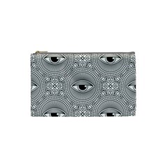 Eye Pattern Cosmetic Bag (small) by designsbymallika