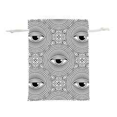 Eye Pattern Lightweight Drawstring Pouch (m) by designsbymallika