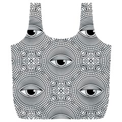 Eye Pattern Full Print Recycle Bag (xxl)