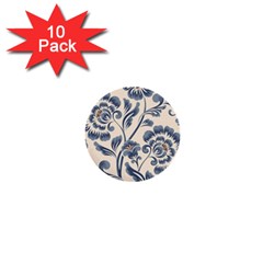 Baatik Print 5 1  Mini Buttons (10 Pack)  by designsbymallika