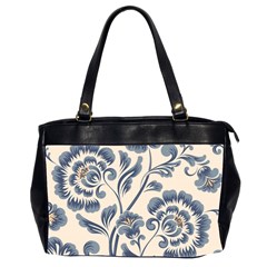 Baatik Print 5 Oversize Office Handbag (2 Sides) by designsbymallika