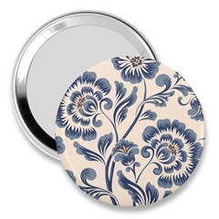 Baatik Print 5 3  Handbag Mirrors by designsbymallika