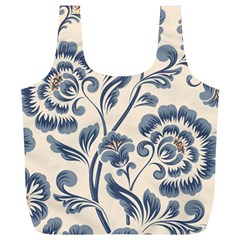 Baatik Print 5 Full Print Recycle Bag (xl) by designsbymallika