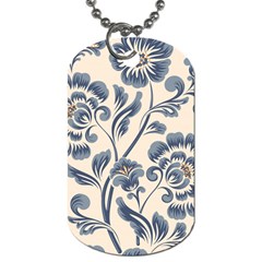 Baatik Print 5 Dog Tag (one Side) by designsbymallika