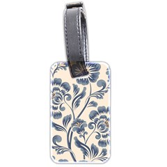 Baatik Print 5 Luggage Tag (two Sides) by designsbymallika