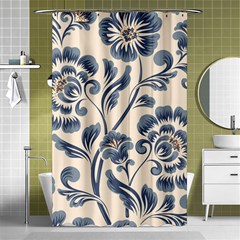 Baatik Print 5 Shower Curtain 48  X 72  (small)  by designsbymallika